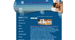 Desktop Screenshot of ethicalmassagetampa.com